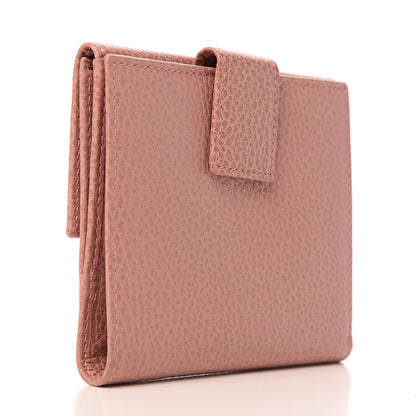 Gucci Dollar Calfskin Swing French Flap Wallet Soft Pink 2 of 5