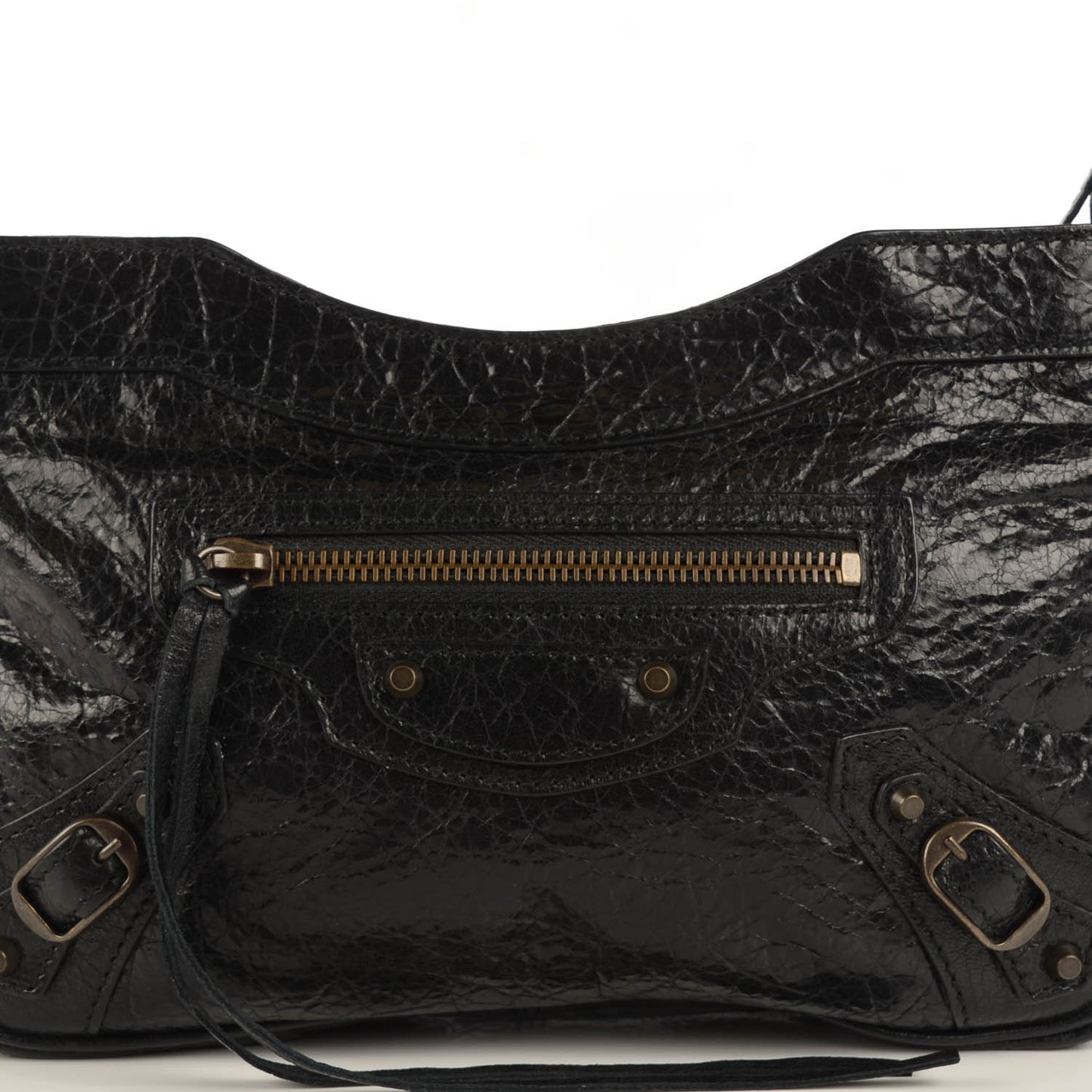 Agneau Classic Hardware Hip Black