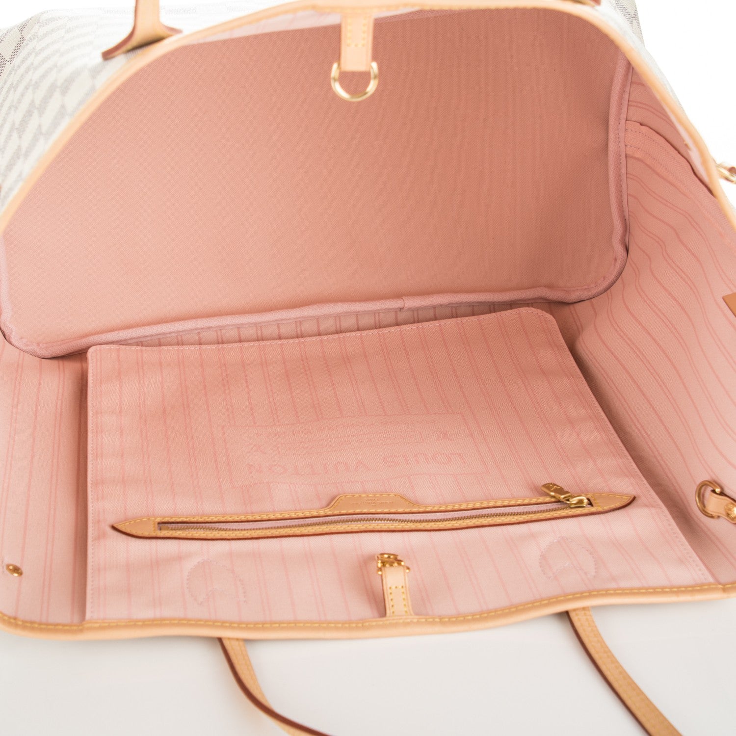 Louis Vuitton Damier Azur Neo Neverfull GM Rose Ballerine 5 of 8