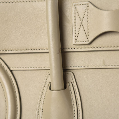 Celine Smooth Calfskin Mini Luggage Mastic 17 of 18