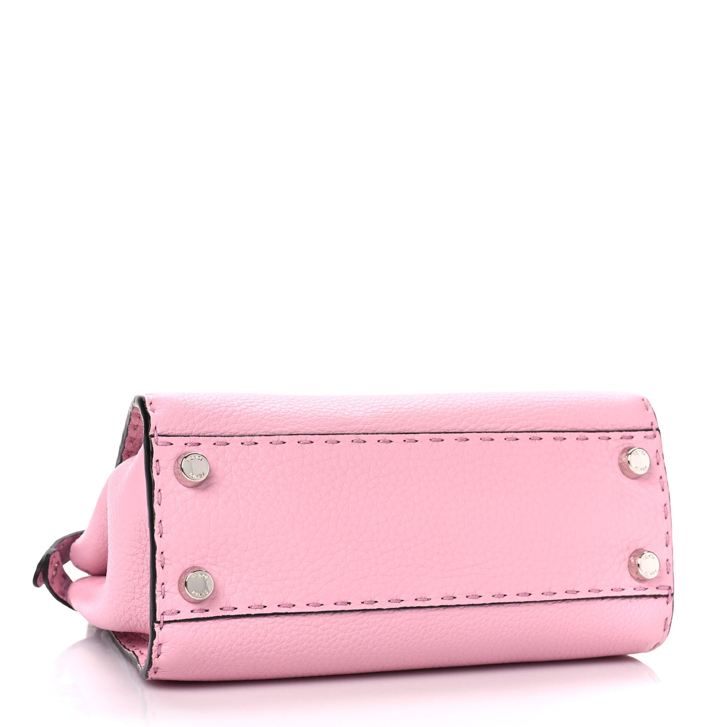 Cuoio Romano Snakeskin Selleria Mini Peekaboo Iconic Satchel Acquerello White