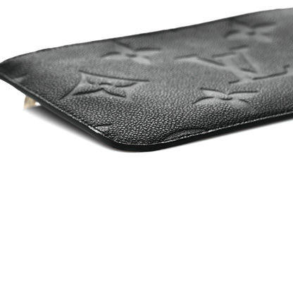 Louis Vuitton Empreinte Monogram Giant Neverfull MM Pochette Black 6 of 7