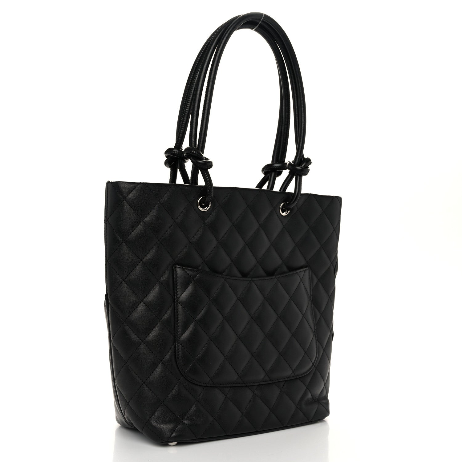 Chanel Calfskin Quilted Medium Cambon Tote Black 3 of 10