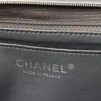 Chanel Caviar Quilted Jumbo Single Flap Grey 6 of 10