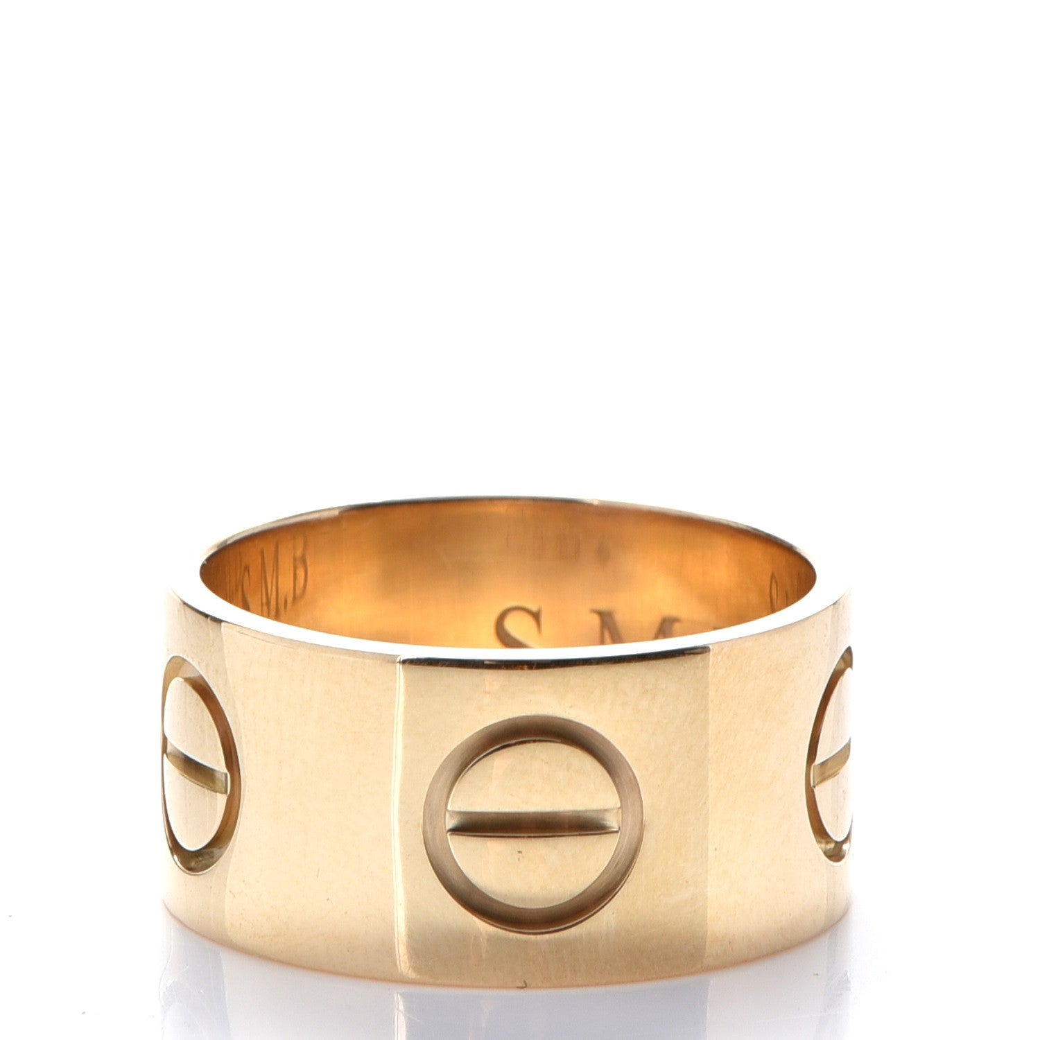 Cartier 18K Yellow Gold 11mm LOVE Ring 61 9.75 3 of 5