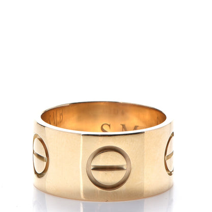 Cartier 18K Yellow Gold 11mm LOVE Ring 61 9.75 3 of 5