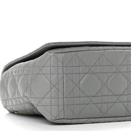 Christian Dior Lambskin Cannage Large Caro Bag Grey 9 of 10