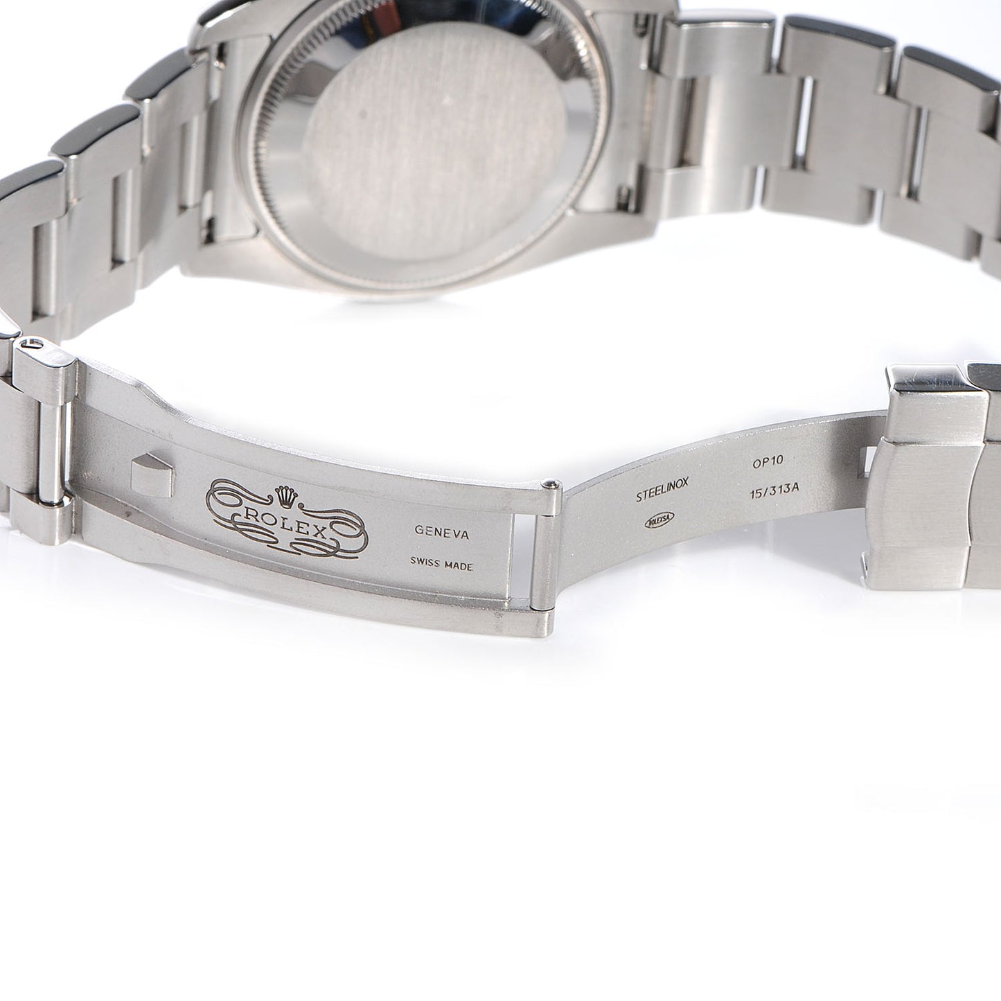 Stainless Steel 34mm Oyster Perpetual Air-King Watch Silver 114200
