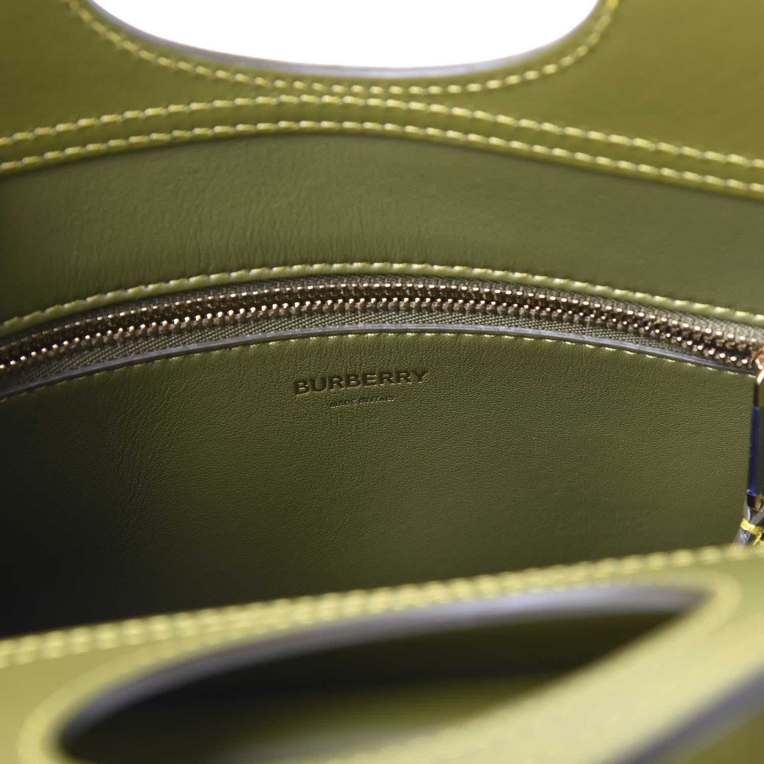 Burberry Smooth Calfskin Mini Pocket Bag Juniper Green 5 of 8