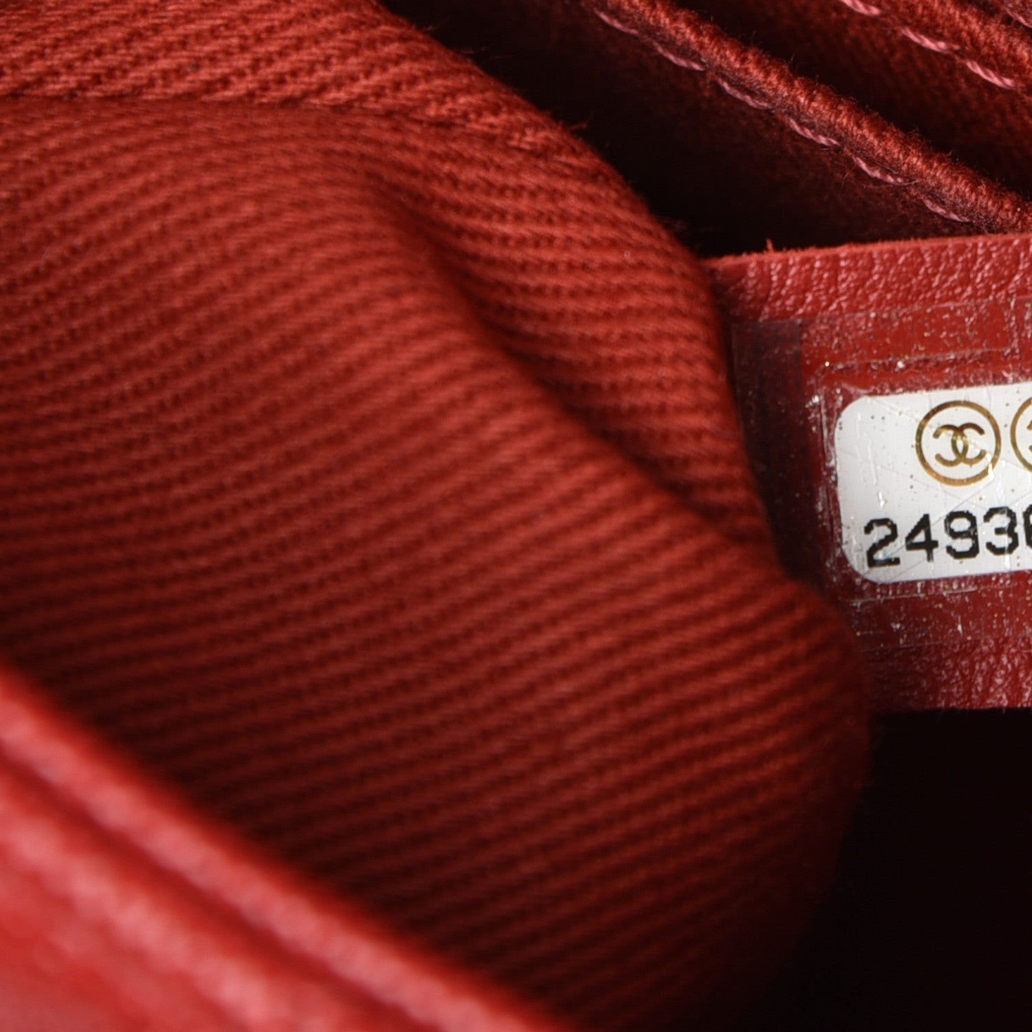 Chanel Caviar Quilted Mini Coco Handle Flap Red 7 of 8
