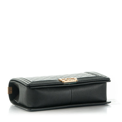 Chanel Caviar Quilted New Medium Boy Flap Black 5 of 9