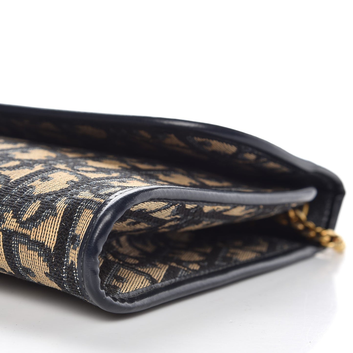 Monogram Convertible Clutch Navy Blue
