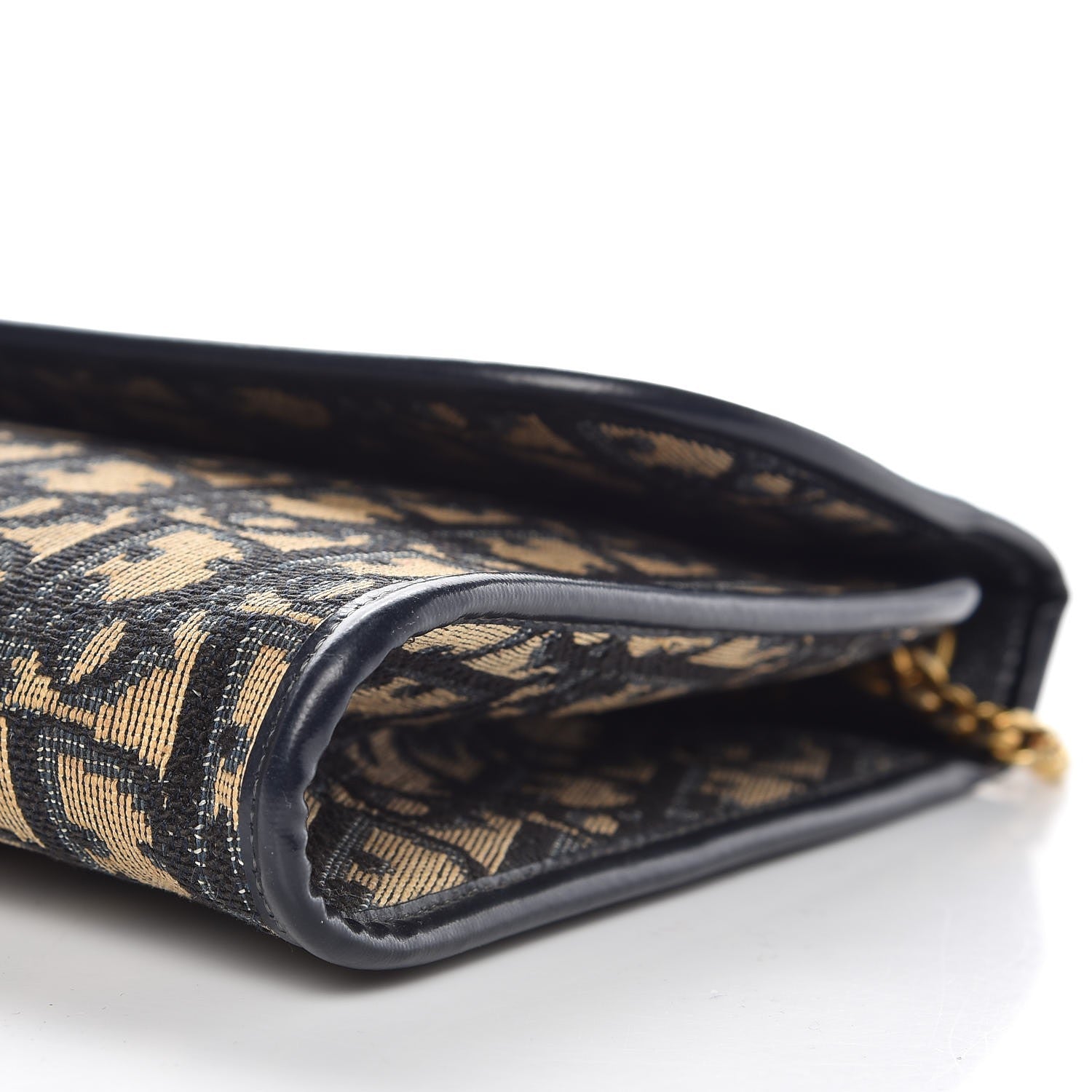 Christian Dior Monogram Convertible Clutch Navy Blue 10 of 10