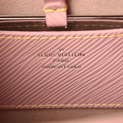 Louis Vuitton Epi Mechanical Flowers Twist Shoulder Bag MM Rose Ballerine 6 of 8