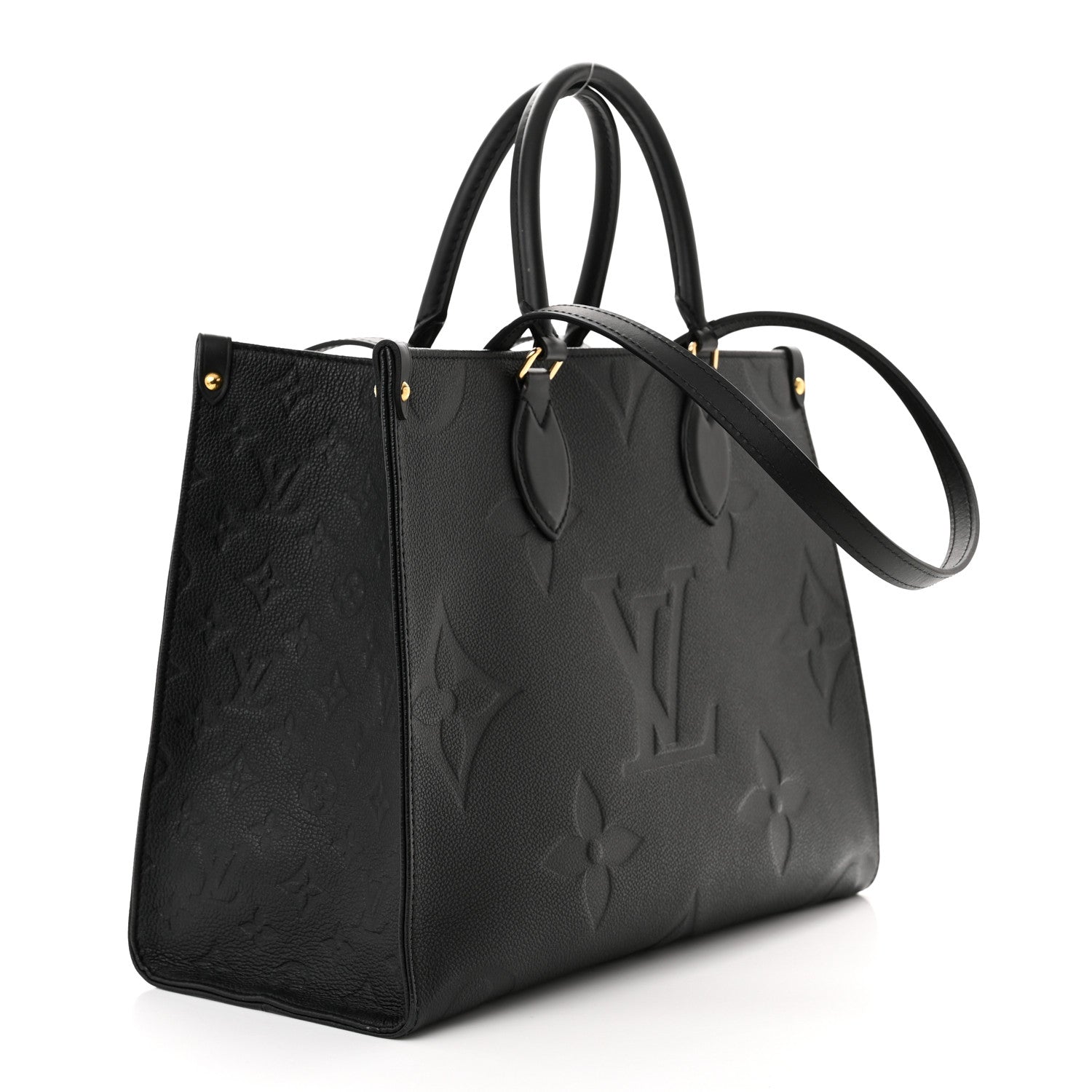 Louis Vuitton Empreinte Monogram Giant Onthego MM Black 3 of 9