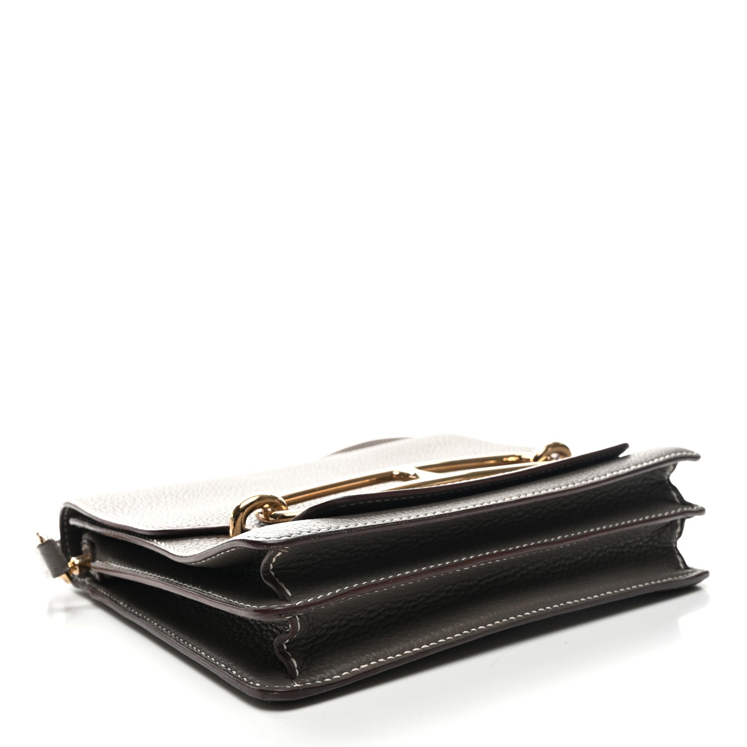 Hermes Taurillon Clemence Sac Roulis 23 Etain 4 of 12
