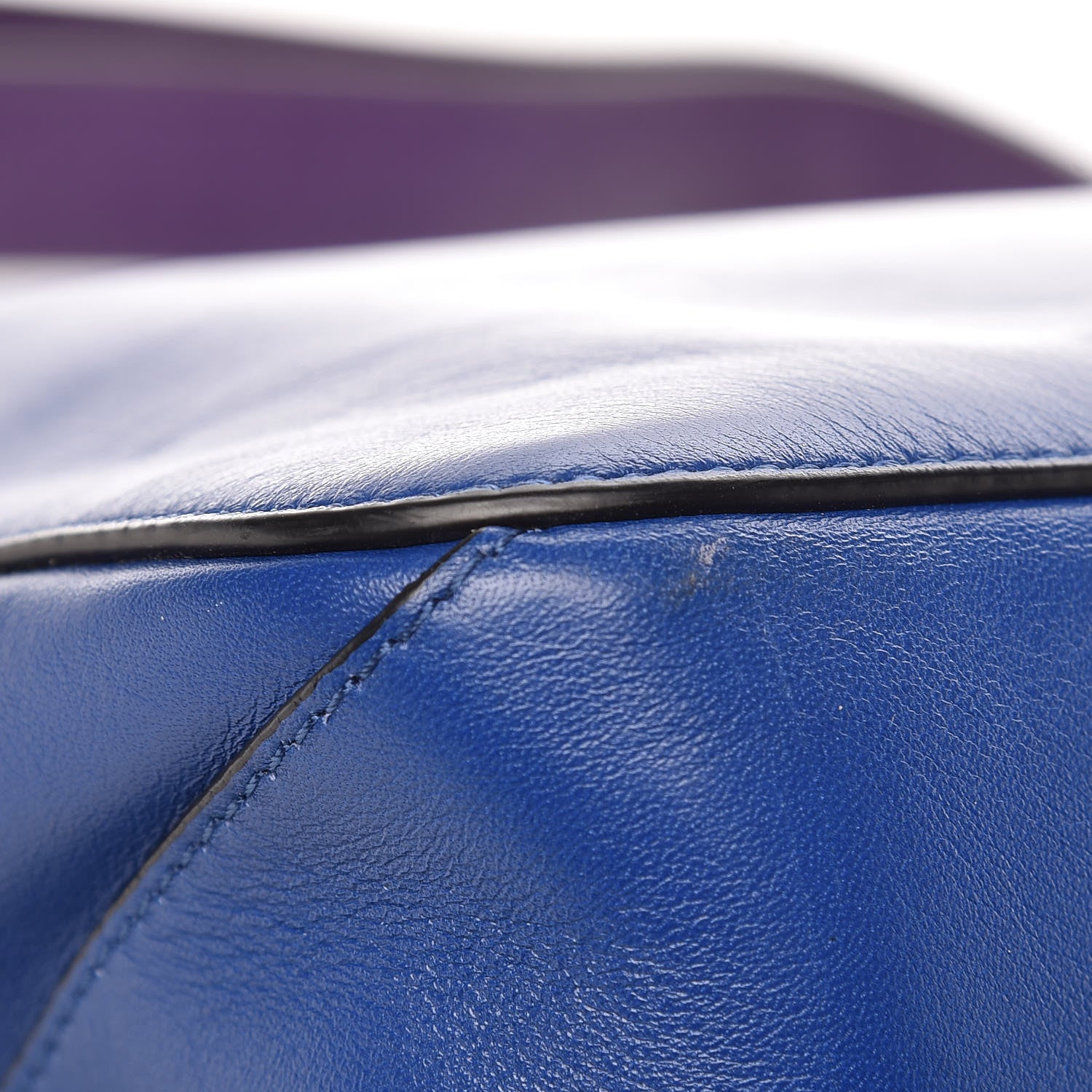 Proenza Schouler Calfskin Double Sided PS Courier Bag Royal Blue Veruca Salt 15 of 18