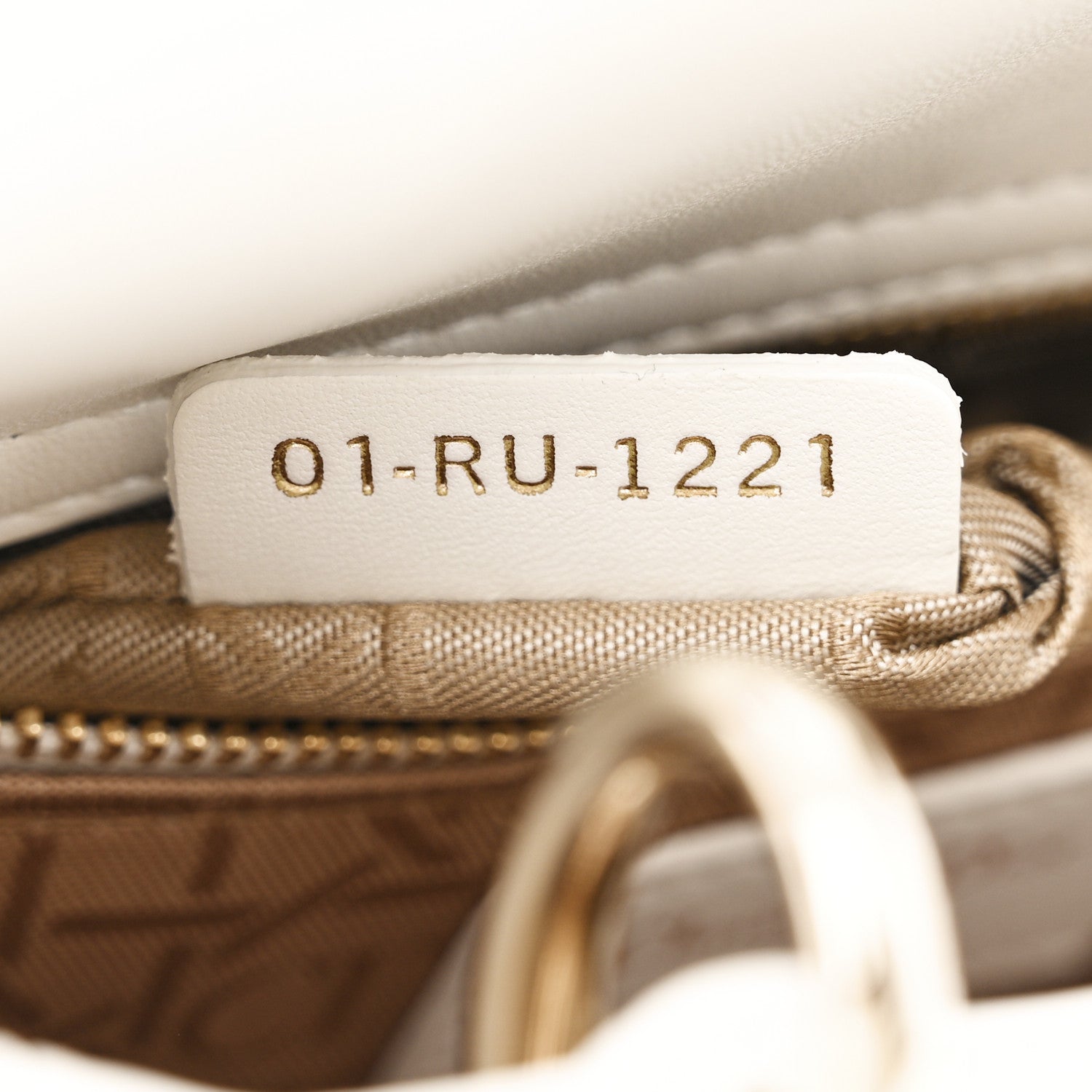 Christian Dior Lambskin Cannage Mini Lady Dior White 7 of 11