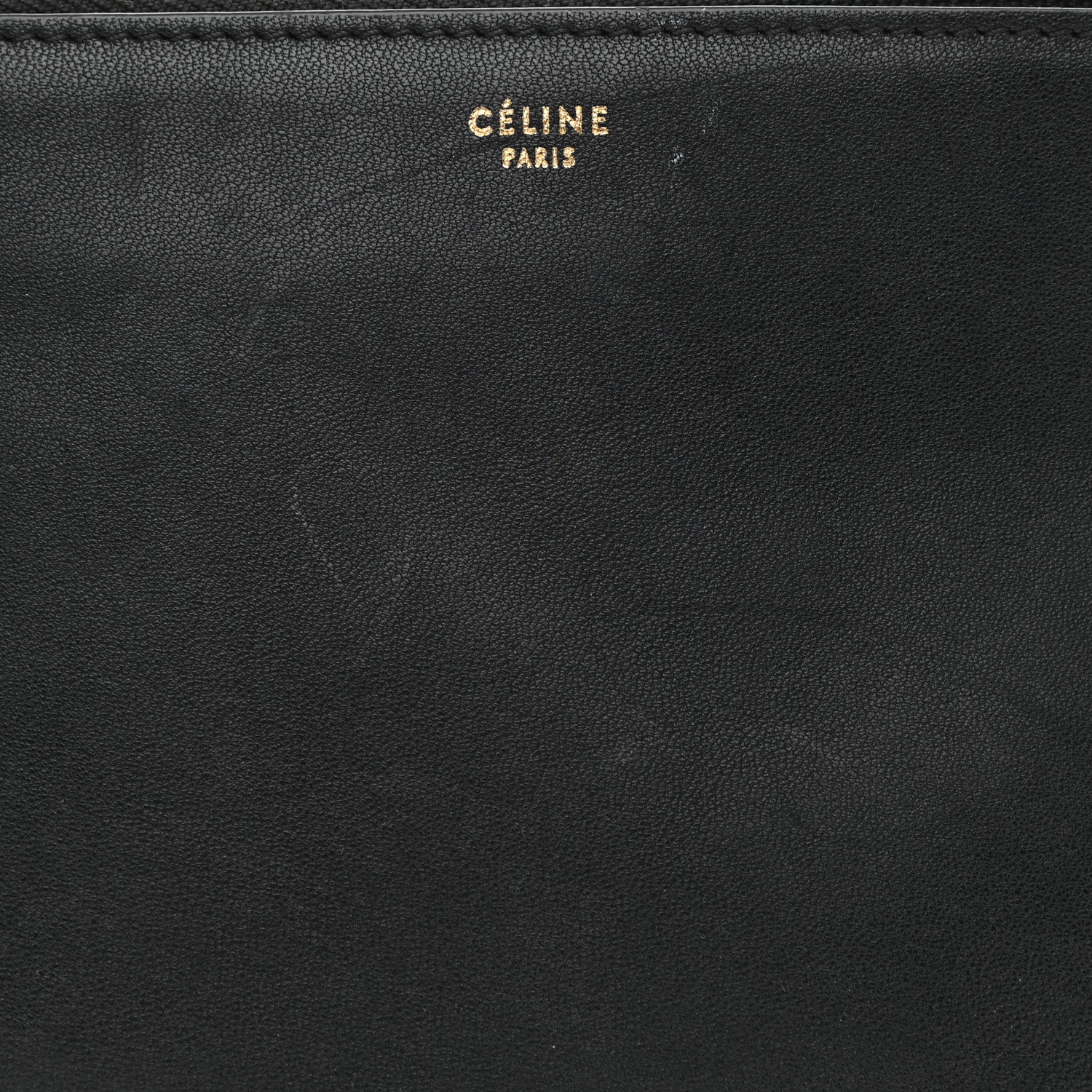 Celine Lambskin Small Trio Crossbody Bag Black 9 of 9