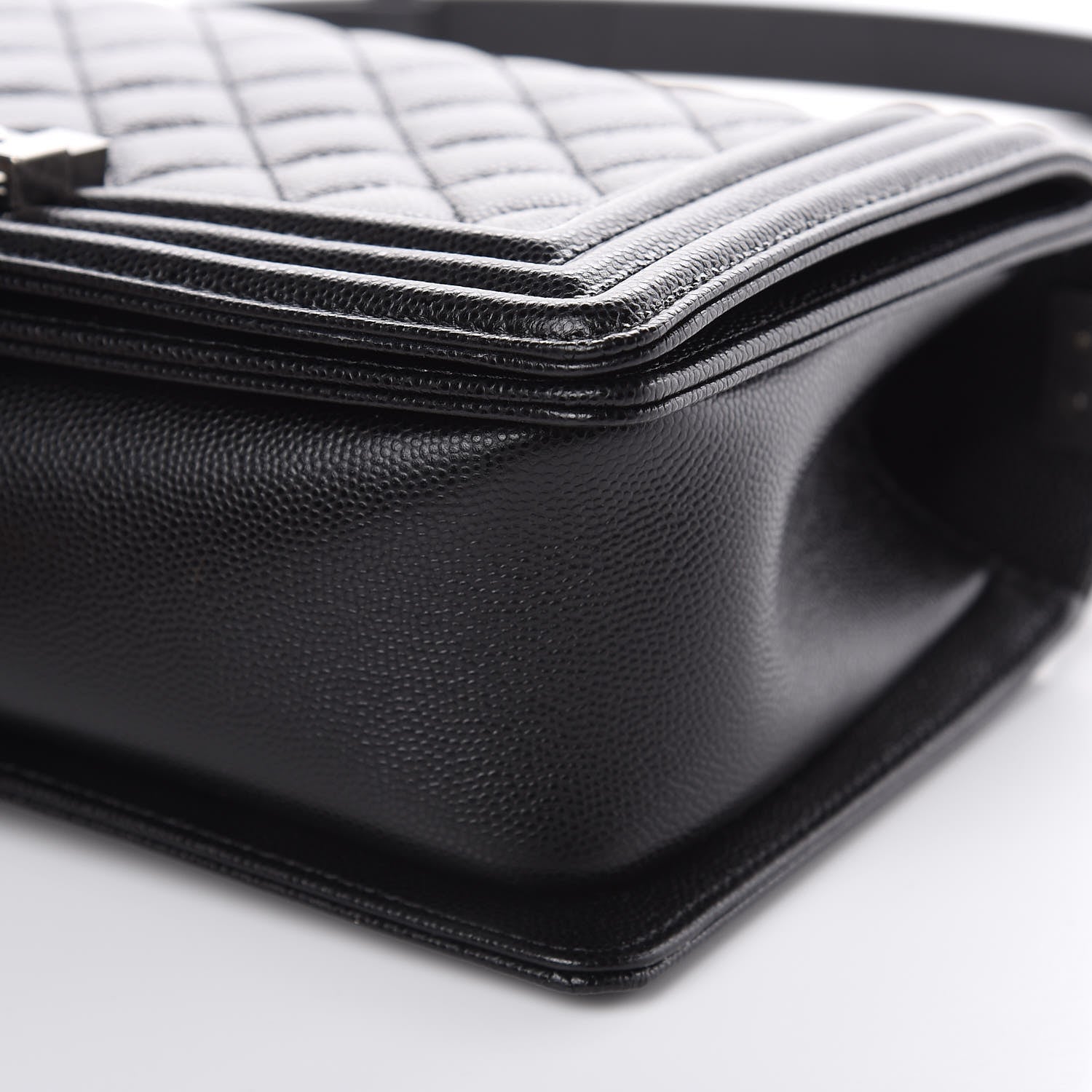 Chanel Caviar Quilted Medium Boy Flap Black 9 of 10
