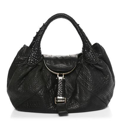 Fendi Nappa Nuvolata Spy Black 1 of 10