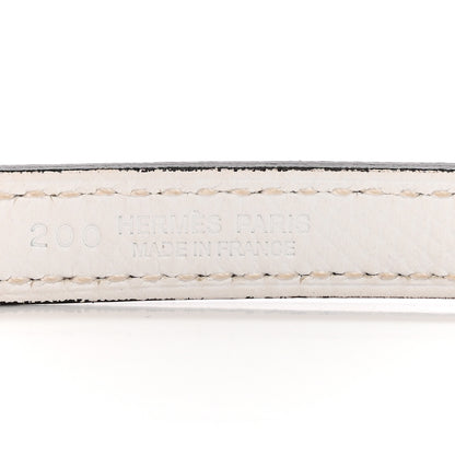 Hermes Swift Epsom 13mm Ancre Belt 80 32 Etoupe White 5 of 6