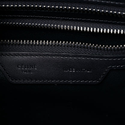 Celine Bullhide Nubuck Micro Tri-Color Luggage White 7 of 14