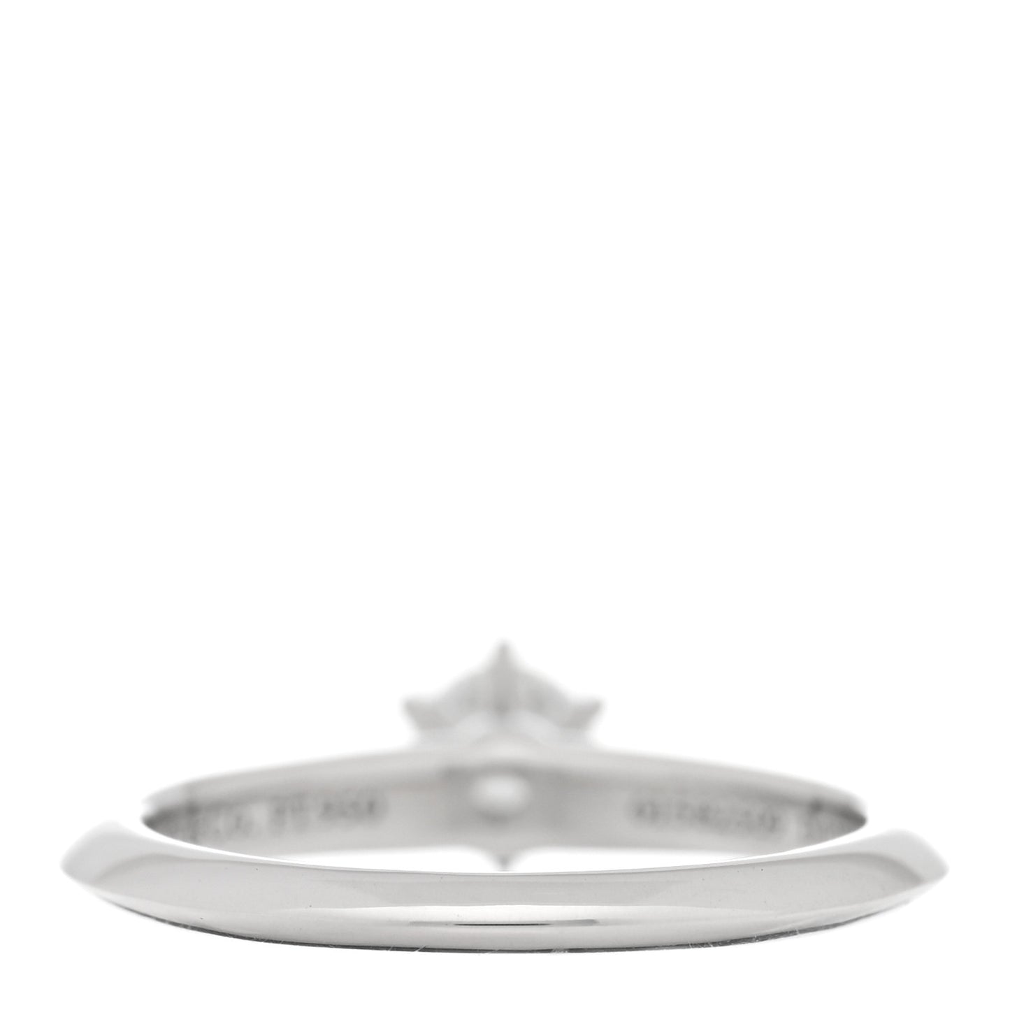 Platinum Diamond .21ct Solitaire Engagement Ring 42 2.5