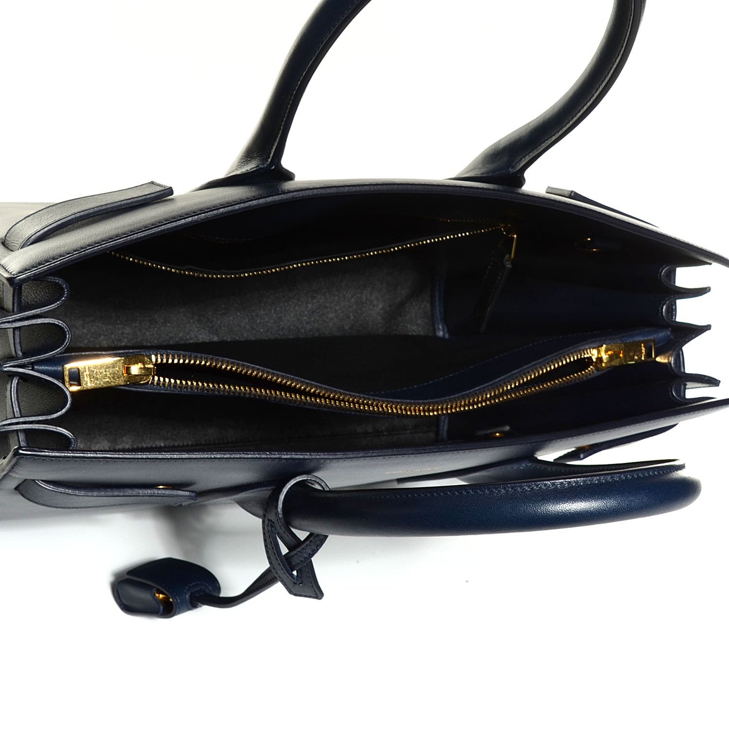 Calfskin Small Sac De Jour Navy
