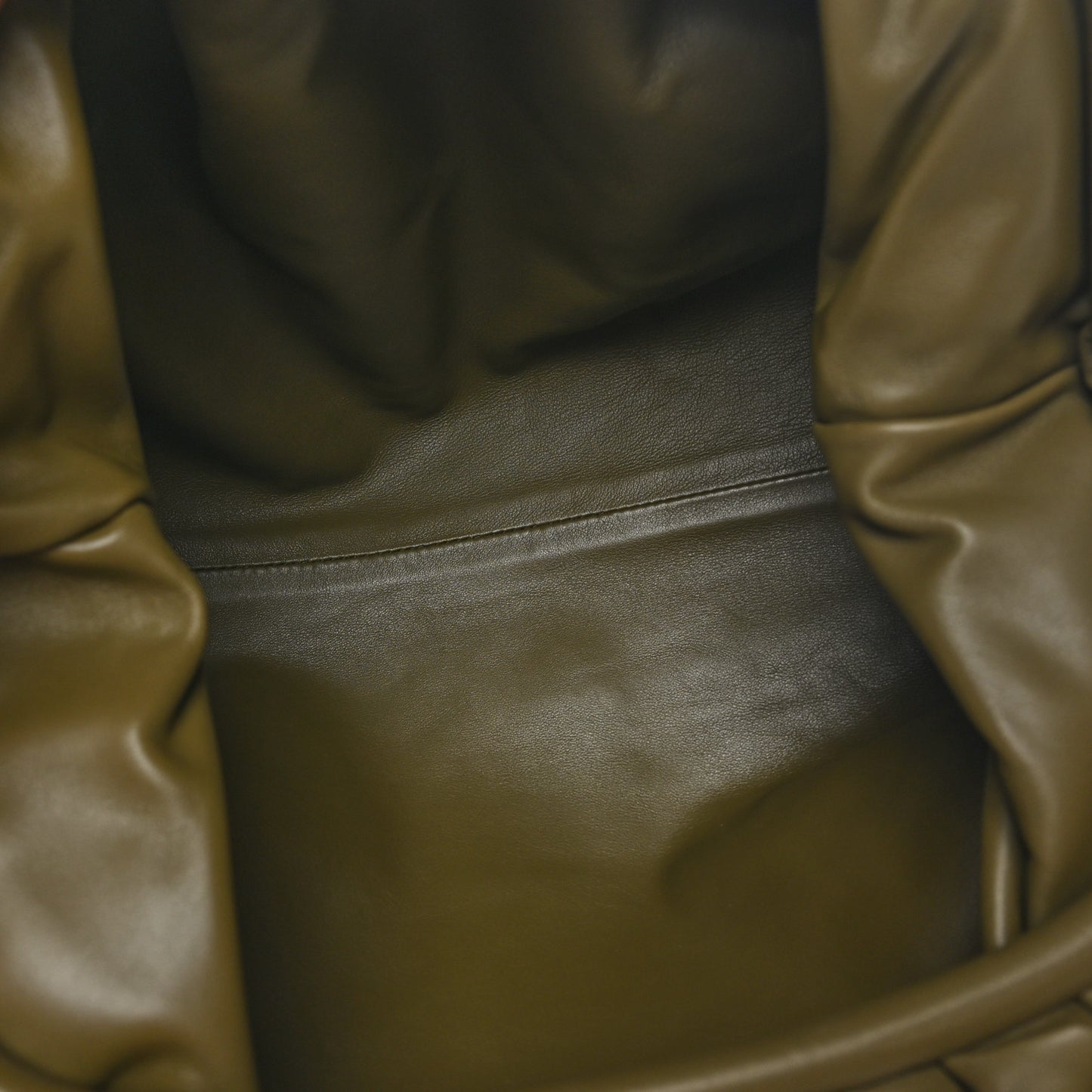 Smooth Butter Calf The Pouch Oversized Clutch Mud