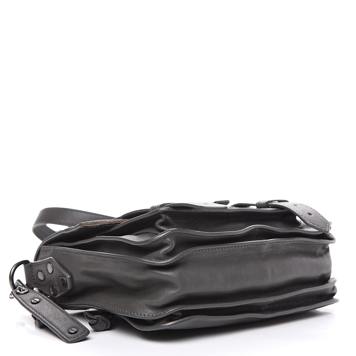 Proenza Schouler Lambskin PS1 Mini Pouch Messenger Heather Grey 3 of 9