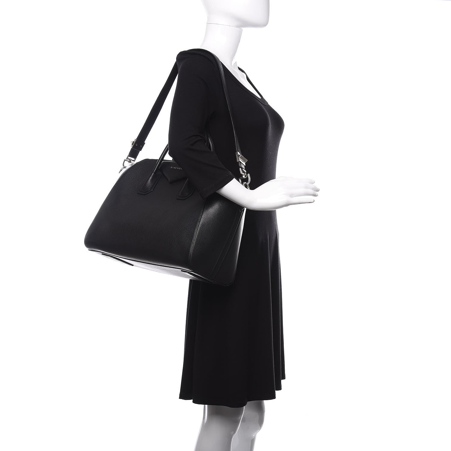 Givenchy Sugar Goatskin Medium Antigona Black 2 of 11