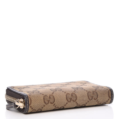 Gucci Monogram Zip Around Card Case Brown 4 of 11