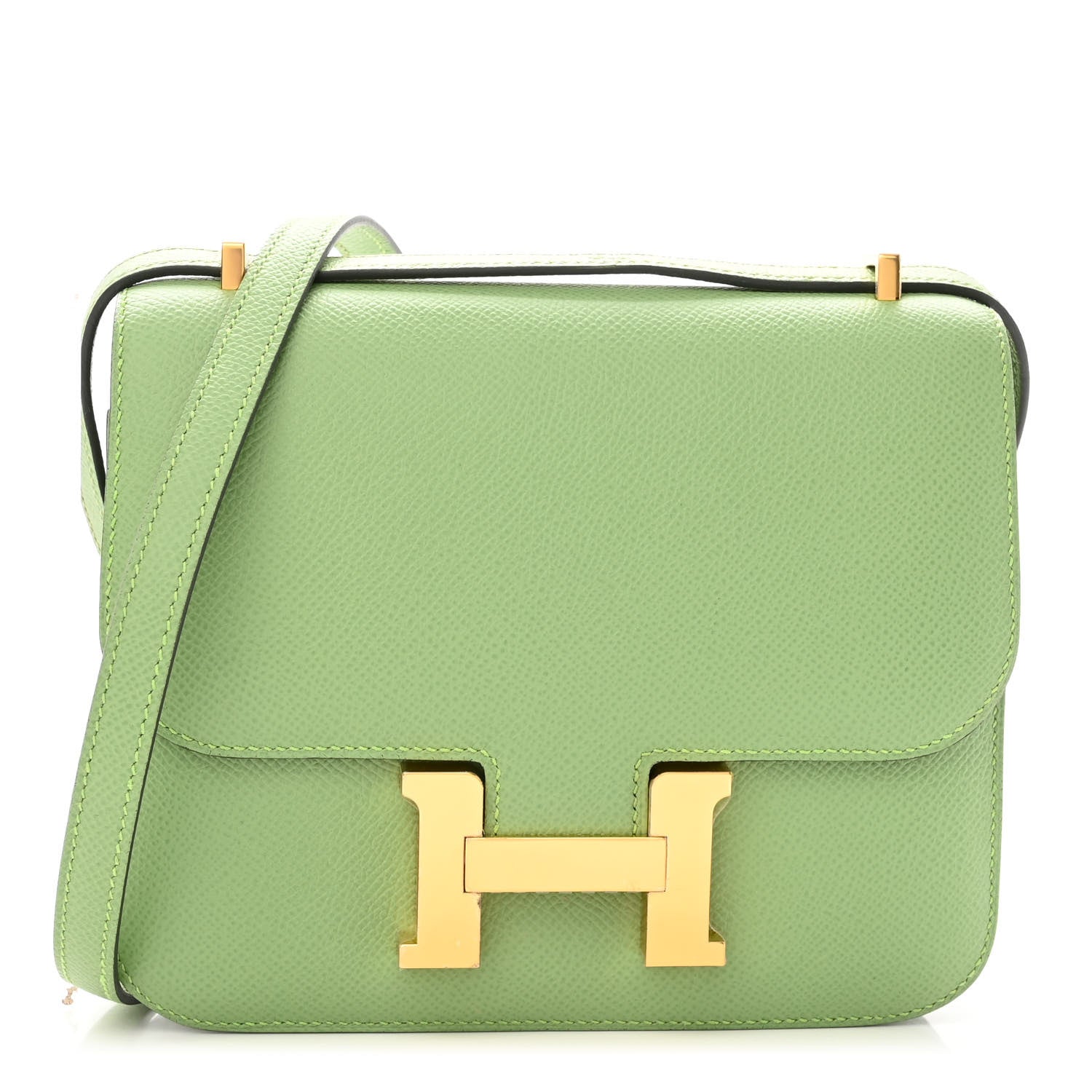 Hermes Epsom Constance 18 Vert Criquet 1 of 10