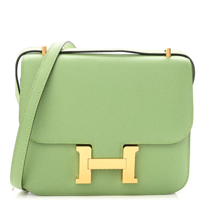 Hermes Epsom Constance 18 Vert Criquet 1 of 10
