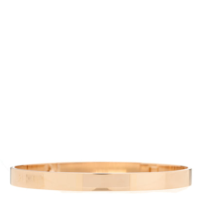 Hermes 18K Rose Gold Diamond PM Collier De Chien Bracelet LG 2 of 4