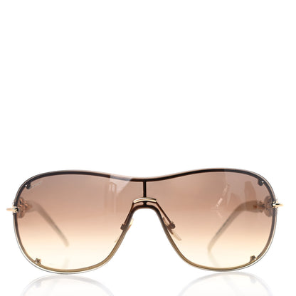 Gucci Crystal Marina Chain Shield Sunglasses GG4231/S White 2 of 8