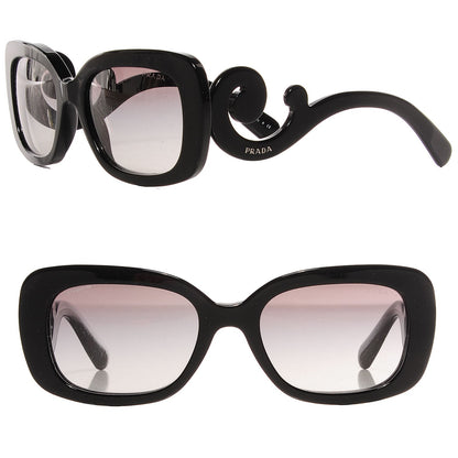 Prada Acetate Baroque Sunglasses SPR 27O Black 1 of 5