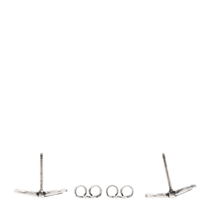 Tiffany Sterling Silver Bow Earrings 3 of 4