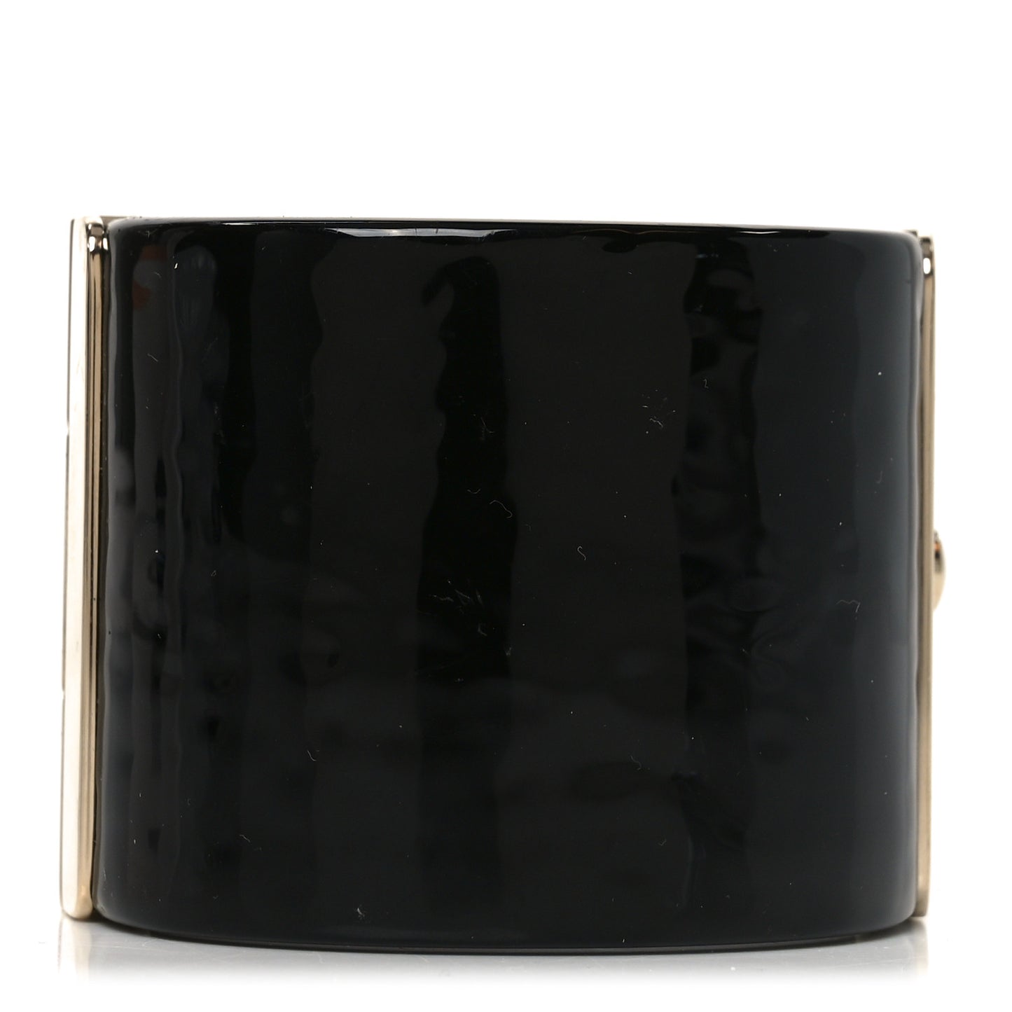 Resin Crystal CC Cuff Black Pink