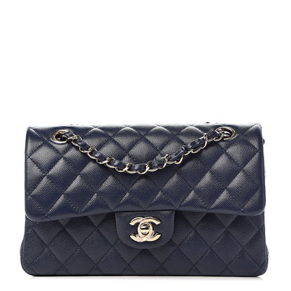 Chanel Caviar Quilted Small Double Flap Navy 1 of 11