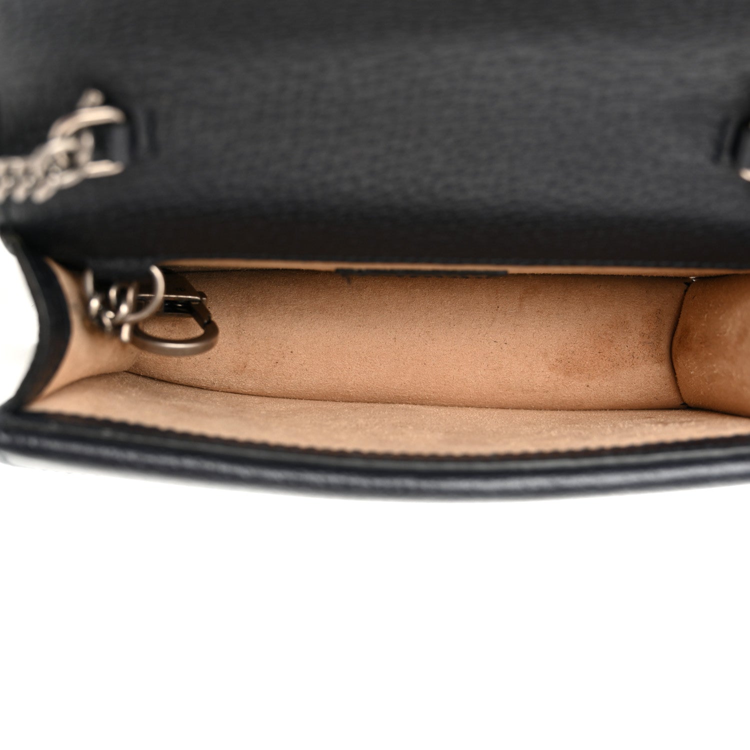 Gucci GG Supreme Monogram Textured Dollar Calfskin Super Mini Dionysus Shoulder Bag Beige Blue 5 of 11