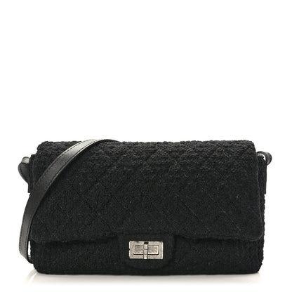 Chanel Tweed Reissue XL Maxi Jumbo Flap Black 1 of 9