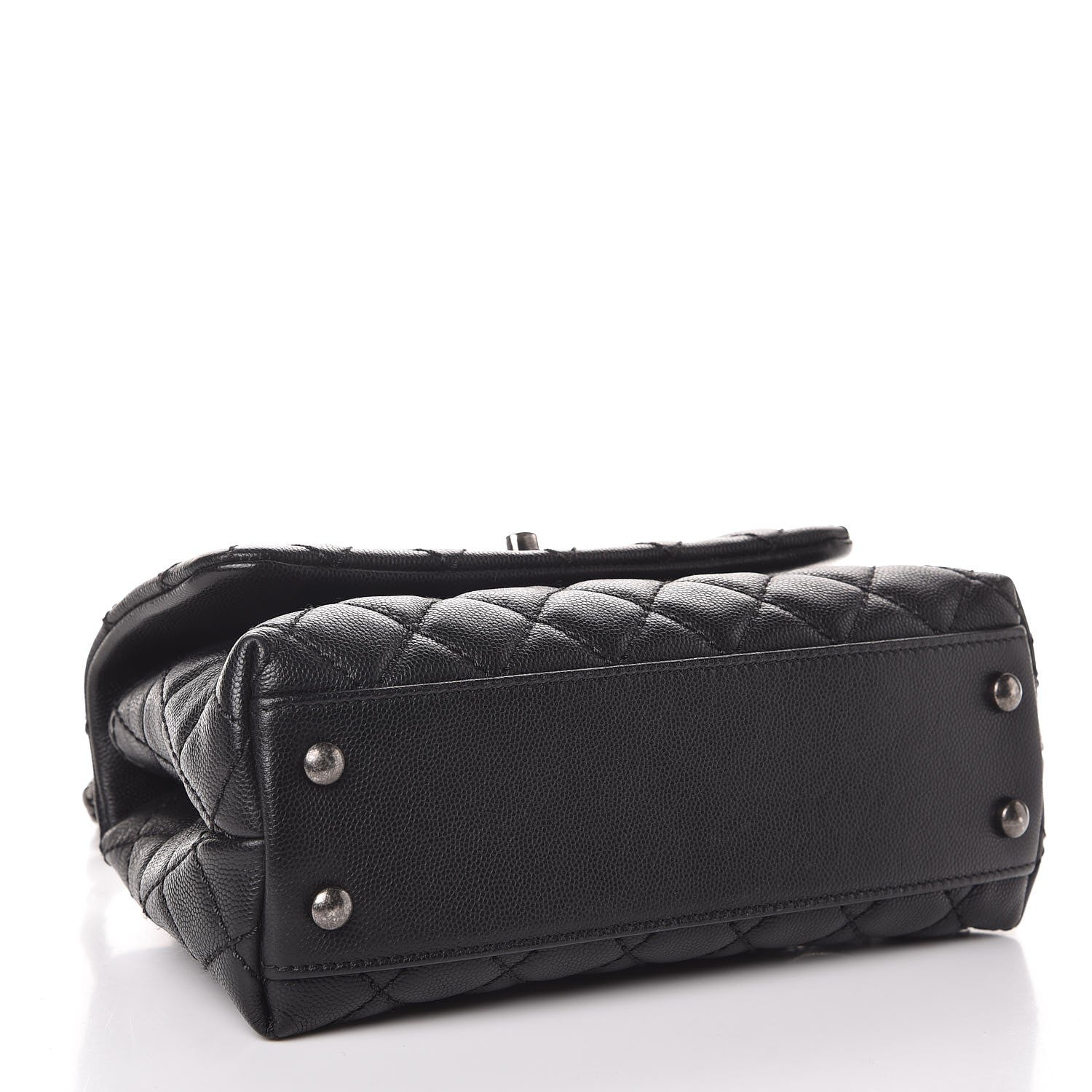 Chanel Caviar Quilted Mini Coco Handle Flap Black 4 of 8
