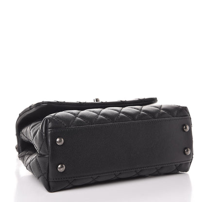 Chanel Caviar Quilted Mini Coco Handle Flap Black 4 of 8