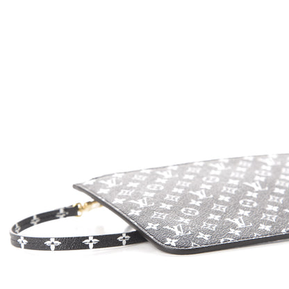 Louis Vuitton Monogram Giant Jungle Neverfull MM GM Pochette Black 8 of 9