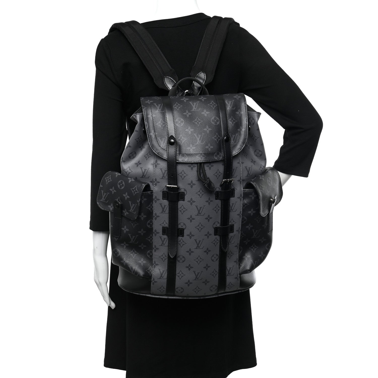 Louis Vuitton Reverse Monogram Eclipse Christopher PM Backpack 2 of 9