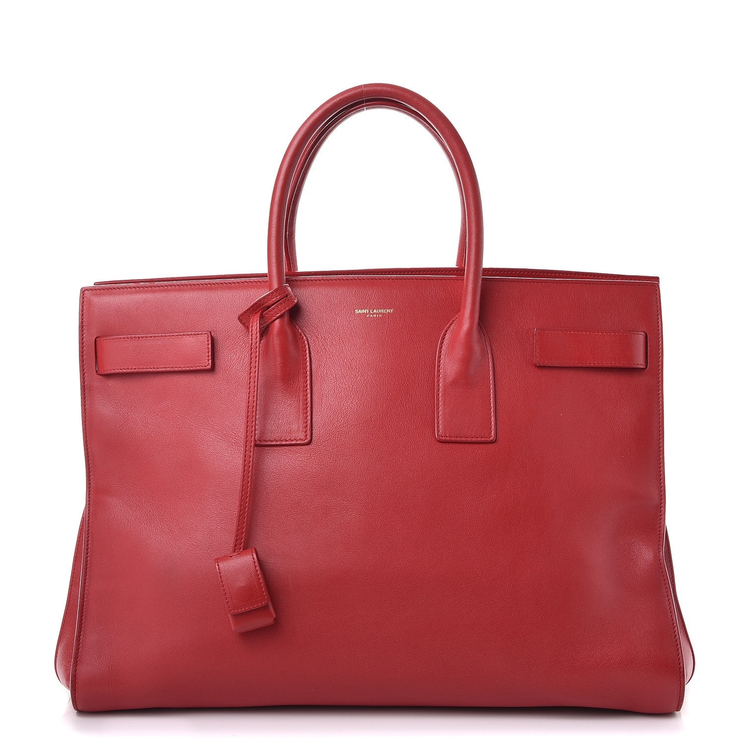 Saint Laurent Calfskin Large Sac de Jour Carryall Rouge Orient 1 of 16