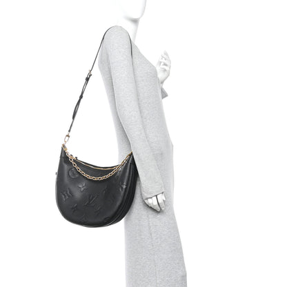 Louis Vuitton Empreinte Monogram Giant Loop Hobo Black 2 of 10