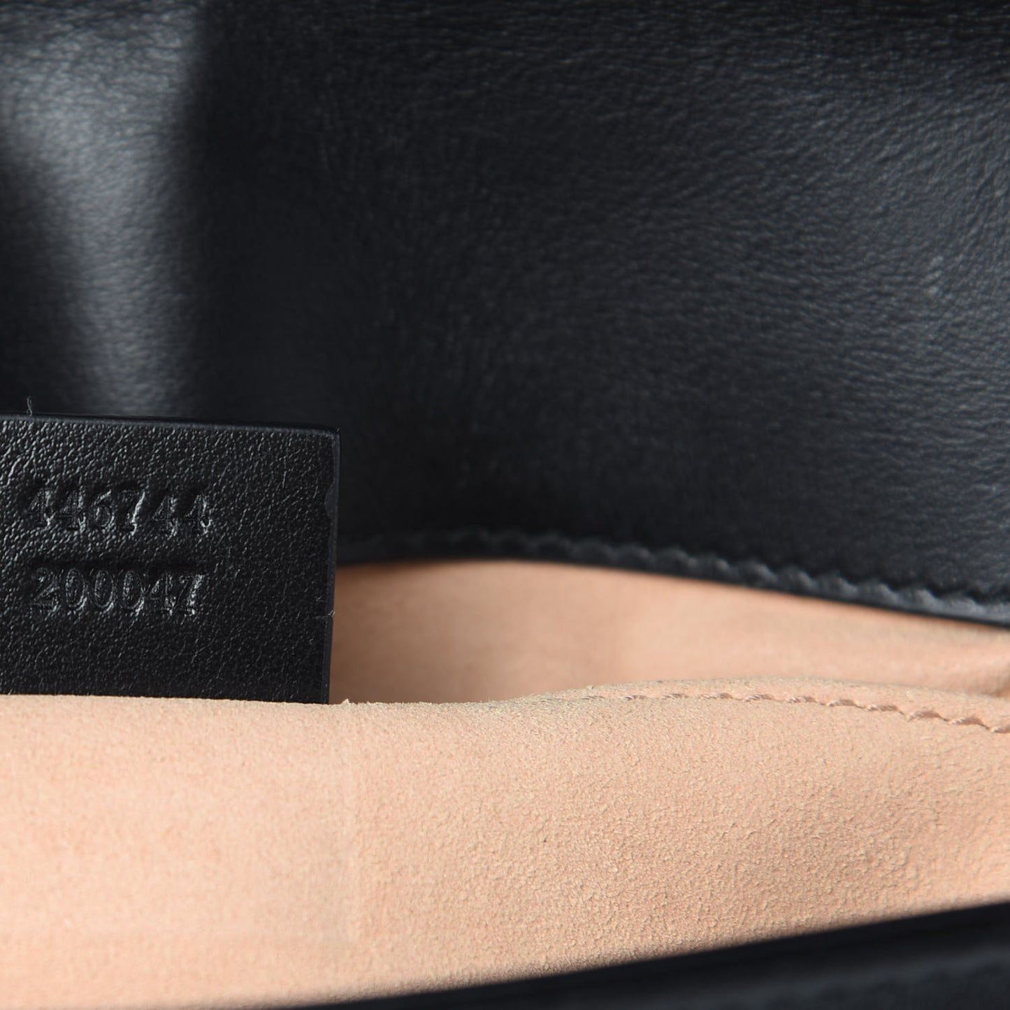 Calfskin Matelasse Mini GG Marmont Shoulder Bag Black